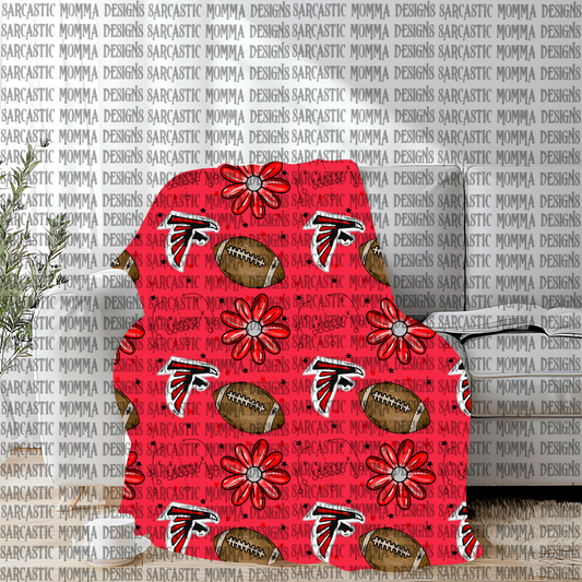 Falcons Floral Seamless File