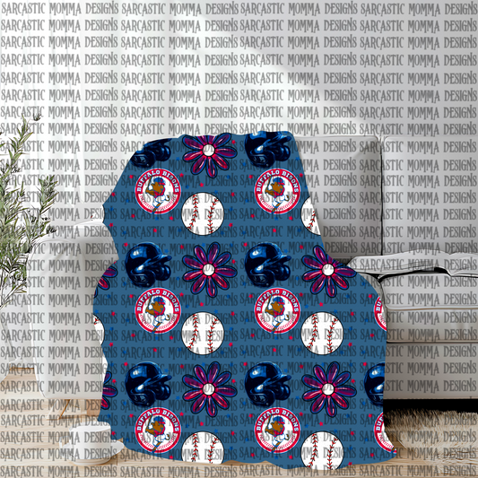 Bisons Floral Seamless File