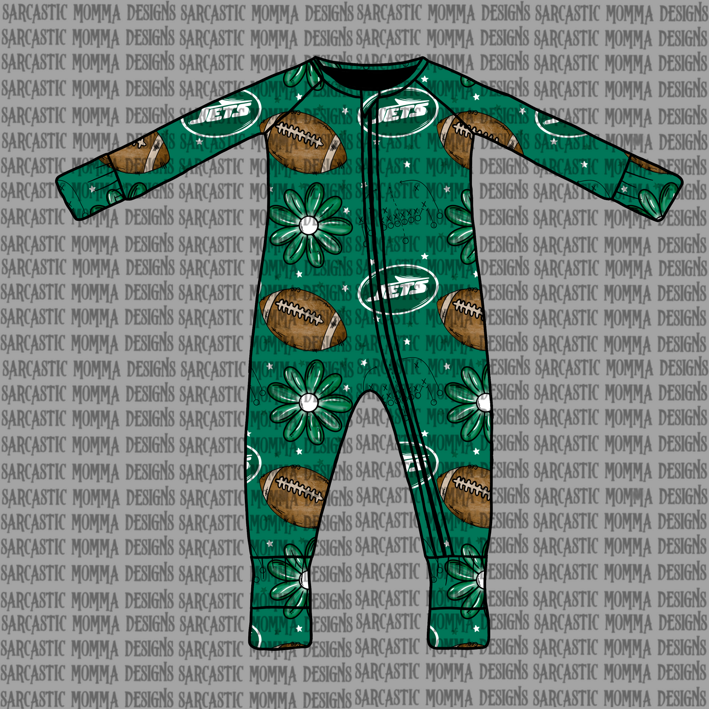 Jets Floral Seamless File