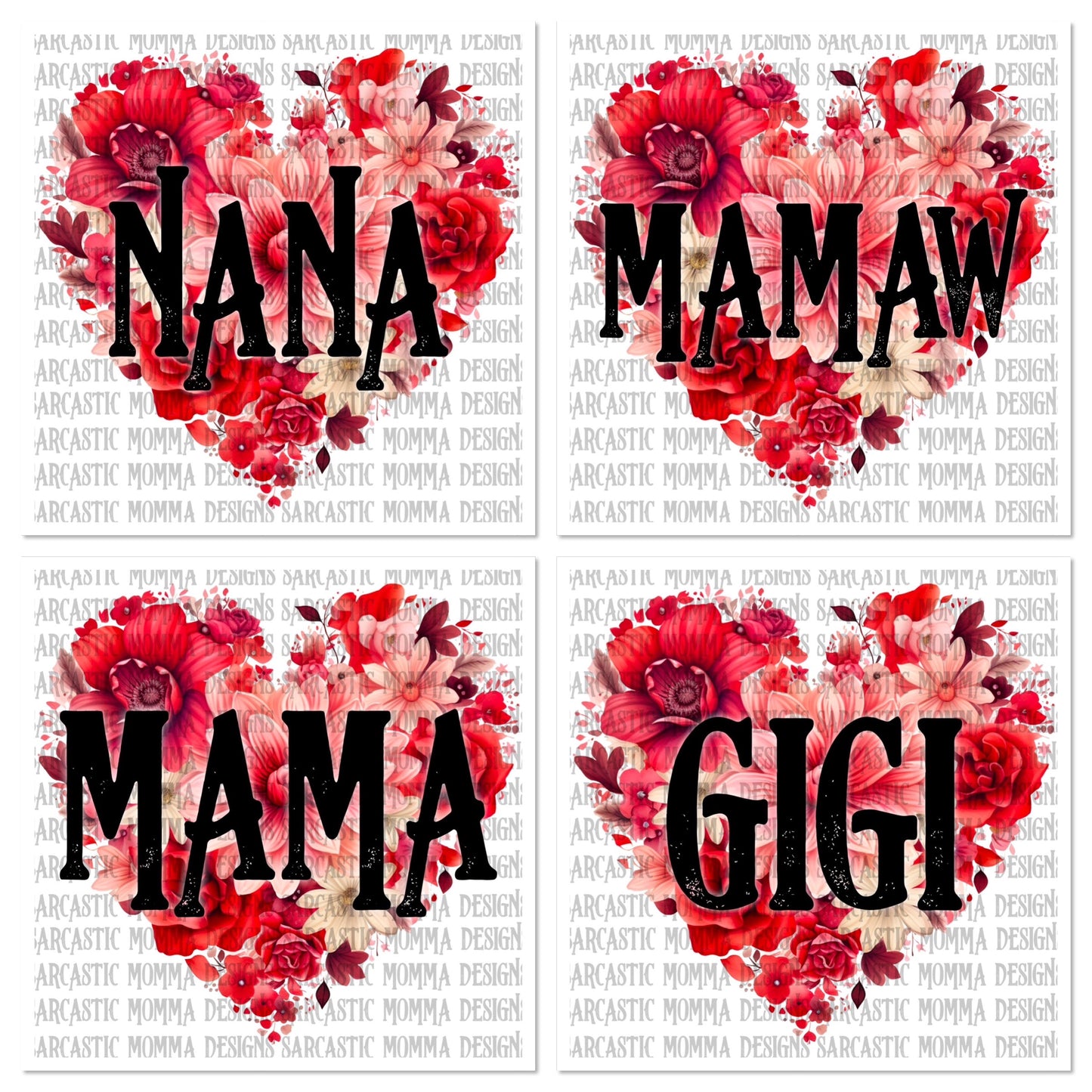 Heart Flowers Titles Bundle