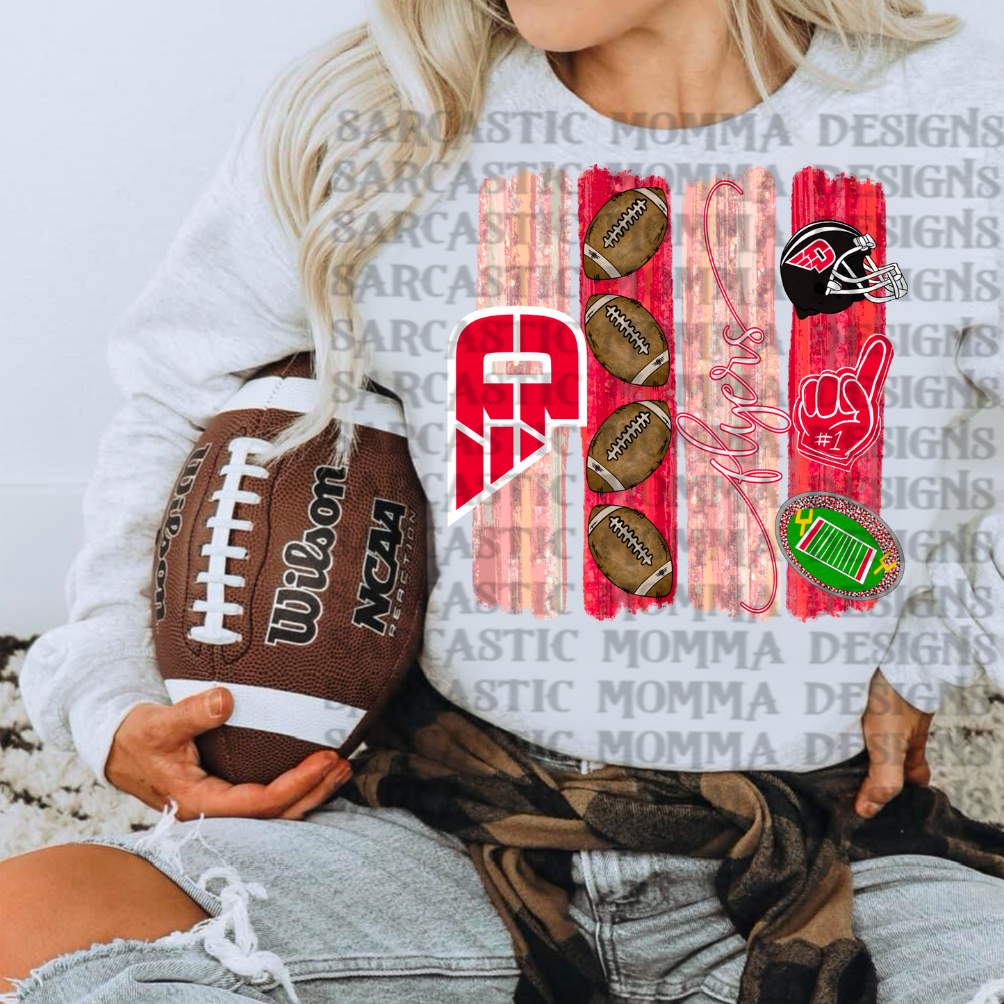 Dayton Flyers Brushstrokes PNG File