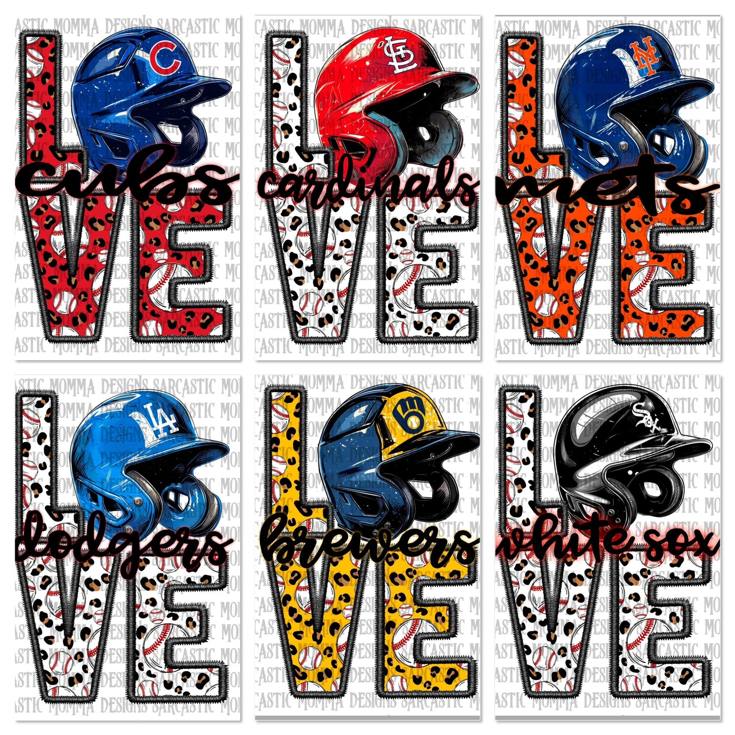 LOVE Baseball Pro Helmets Bundle