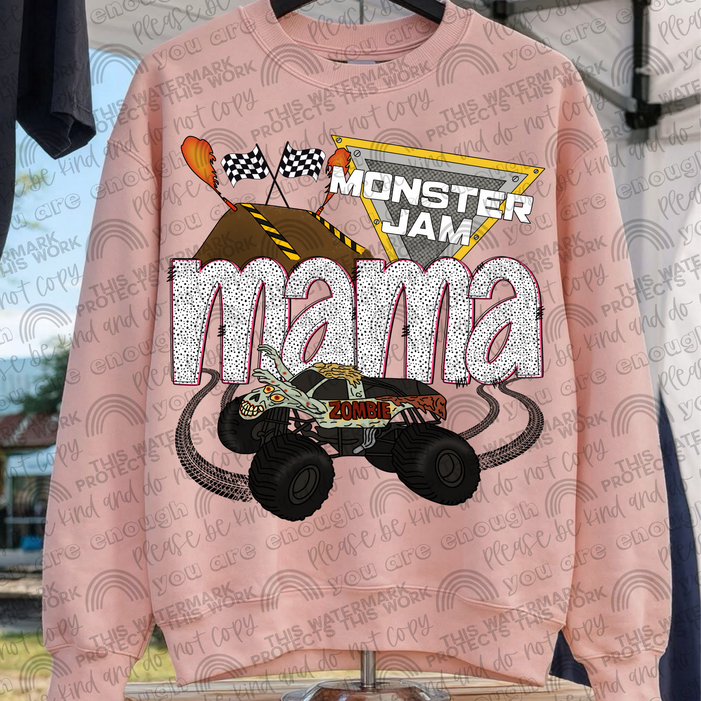 Monster Jam Mama Zombie PNG File