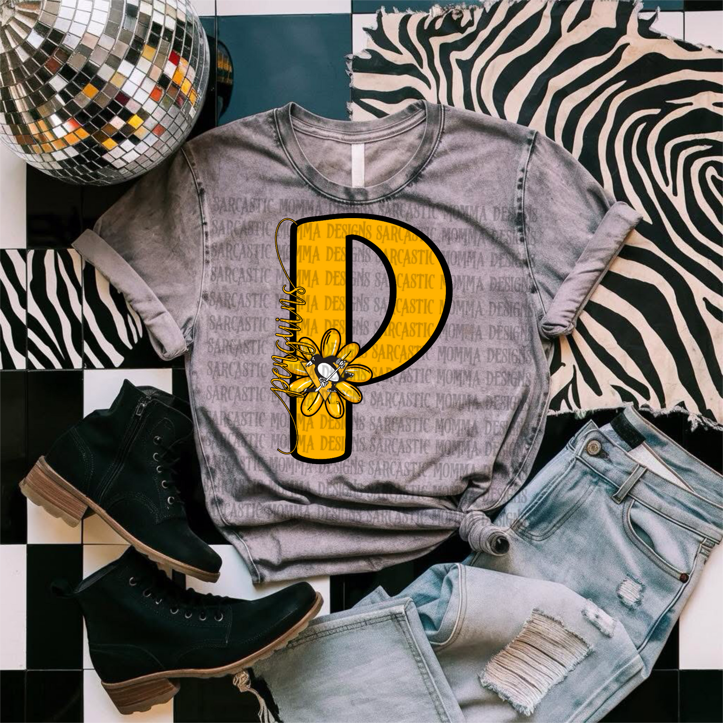 Penguins Letter PNG File