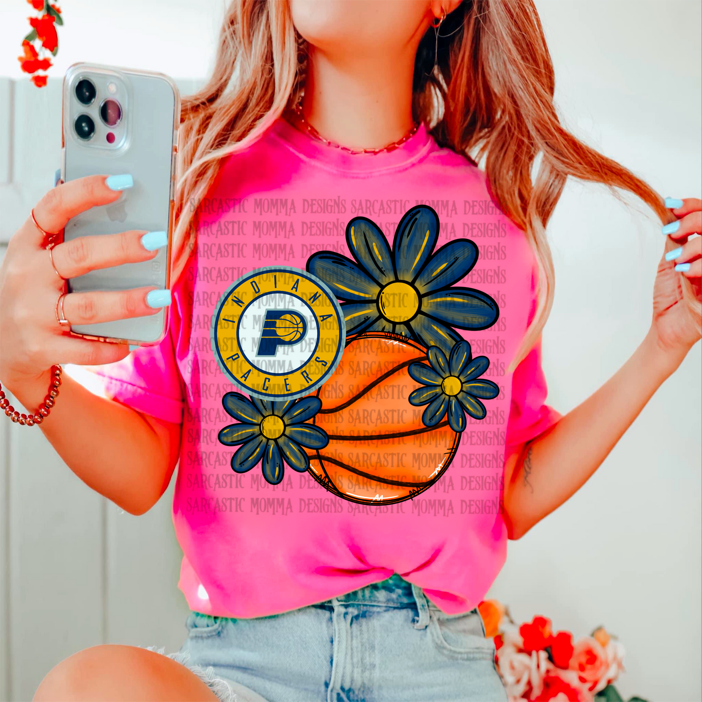 Pacers Floral PNG File