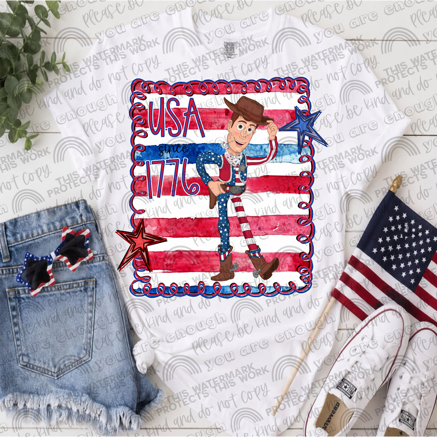 Woody USA Since 1776 PNG File