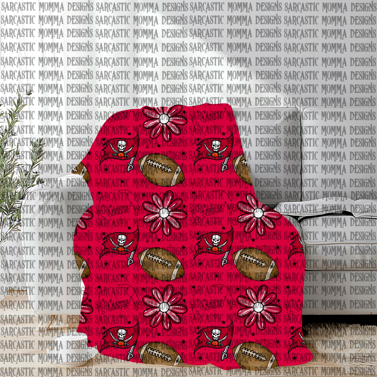 Buccaneers Floral Seamless File