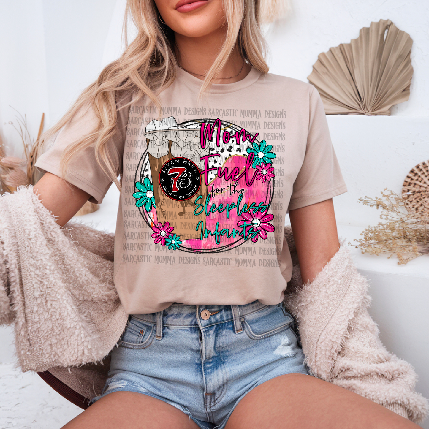 Mom Fuel Sleepless Infants 7Brew PNG File