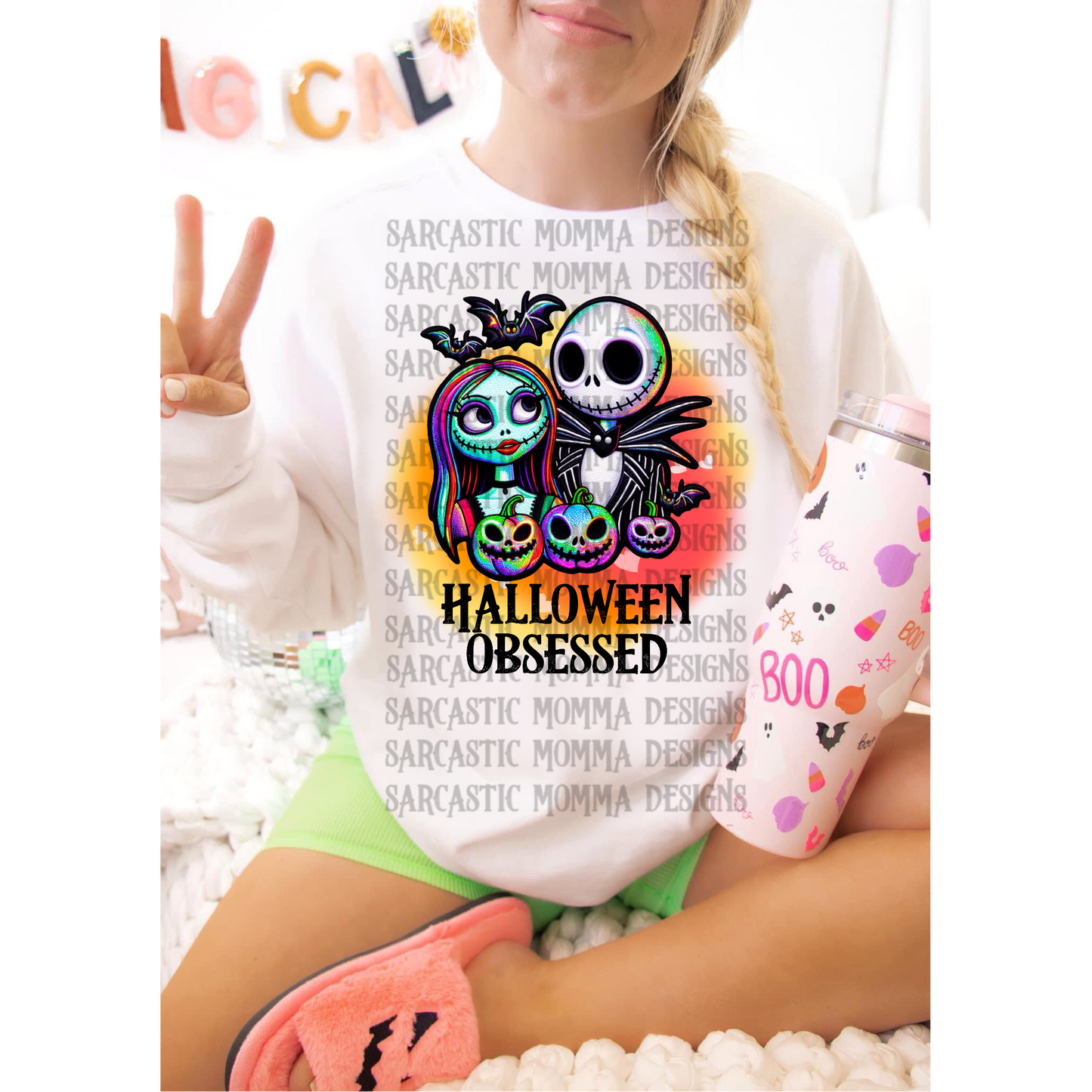 Halloween Obsessed NBC PNG File