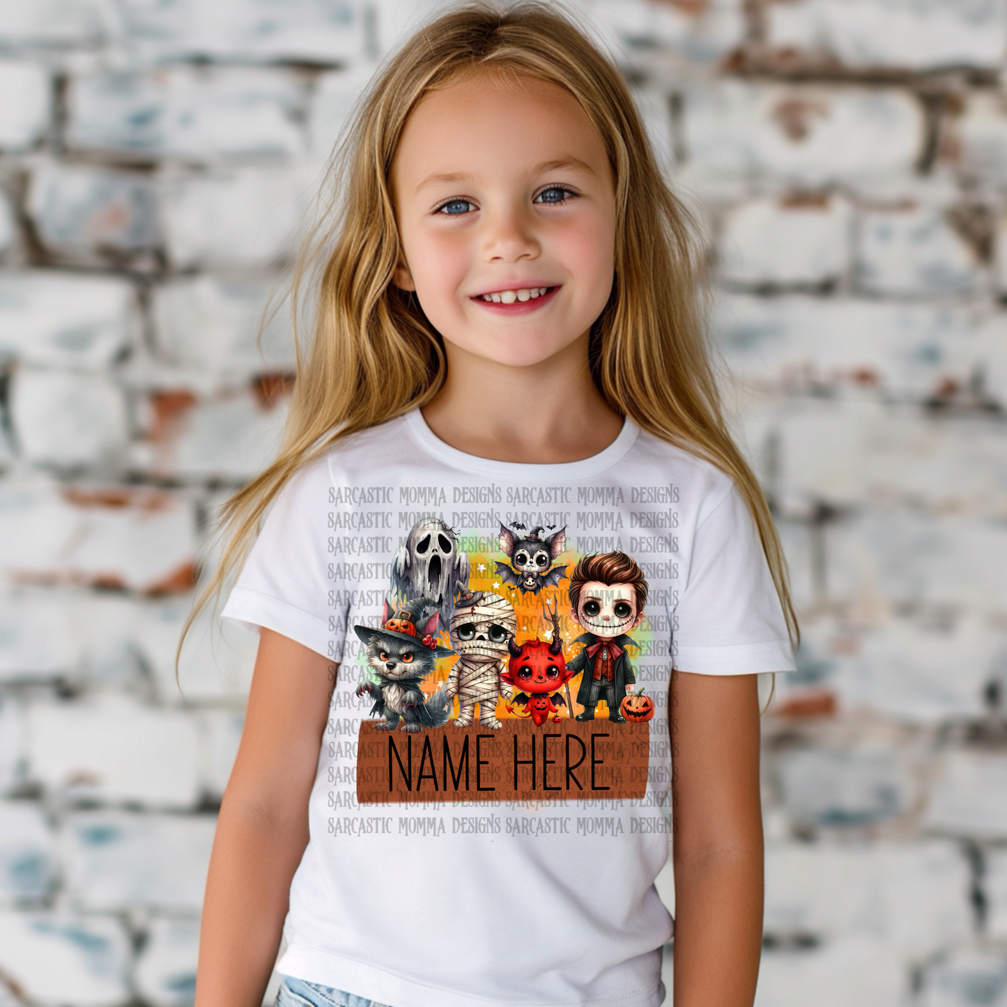 Halloween Personalized Name Bundle 45 PNG Files