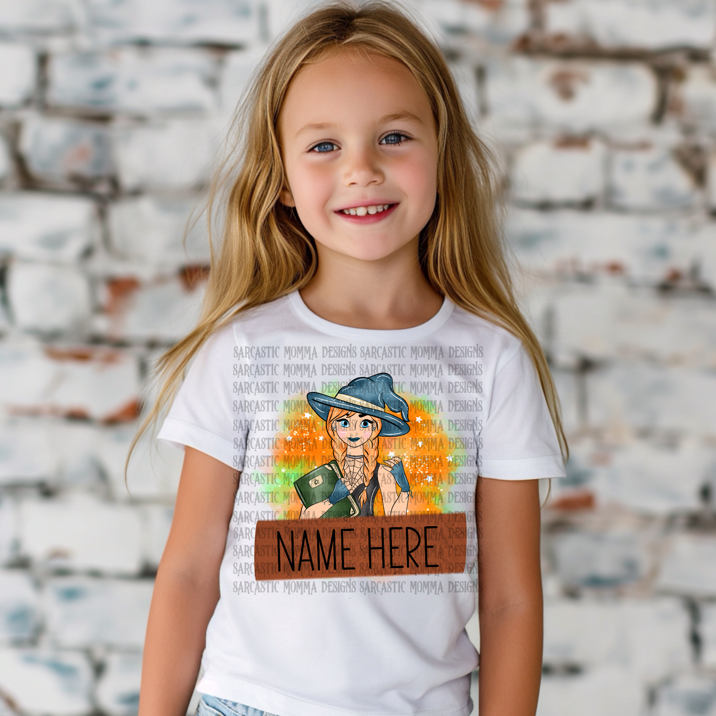 Anna Customizable Halloween PNG File