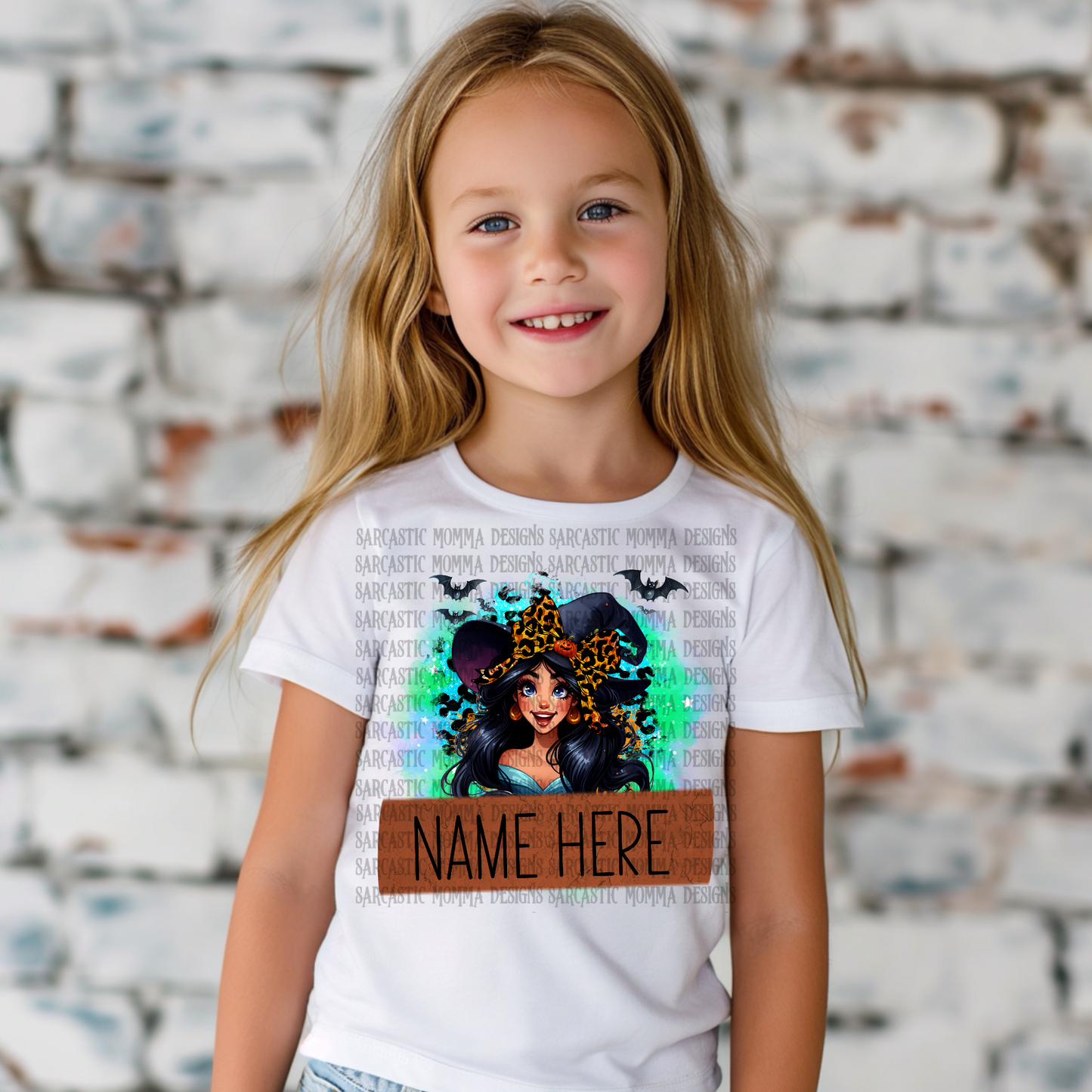 Jasmine Bow Customizable Halloween PNG File