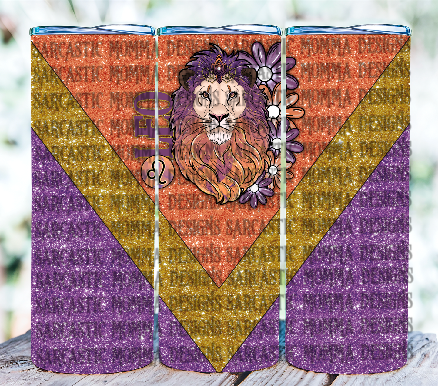 Zodiac Floral 20oz Skinny Straight Tumbler Bundle- 12 PNG Files
