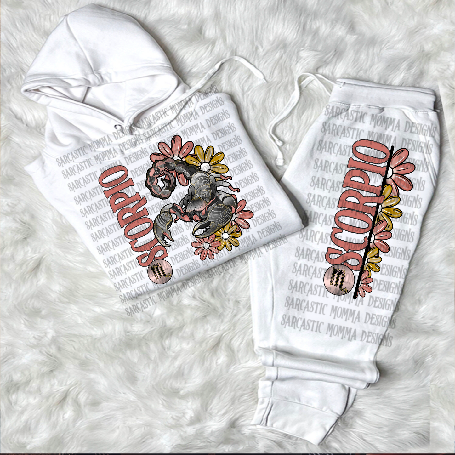 Zodiac Floral Bundle & Sleeves- 24 PNG Files