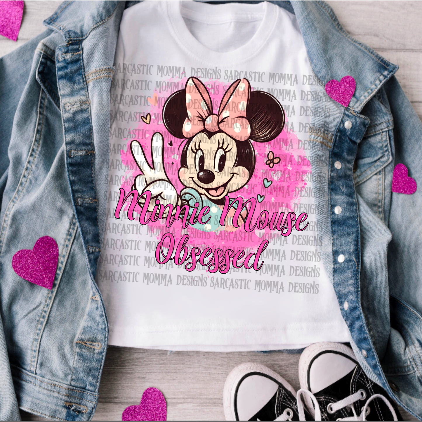 Minnie Mouse Obsessed PNG File