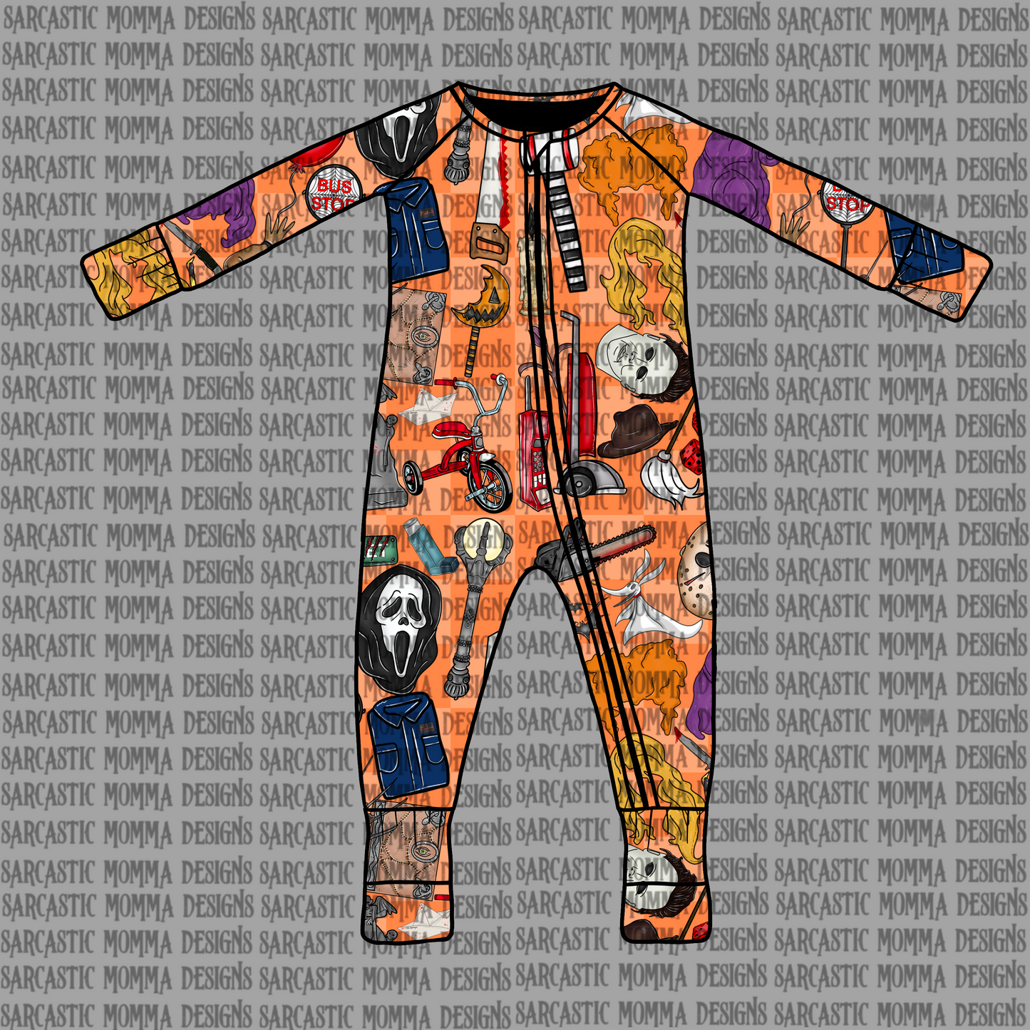 Horror Halloween Mashup Seamless File