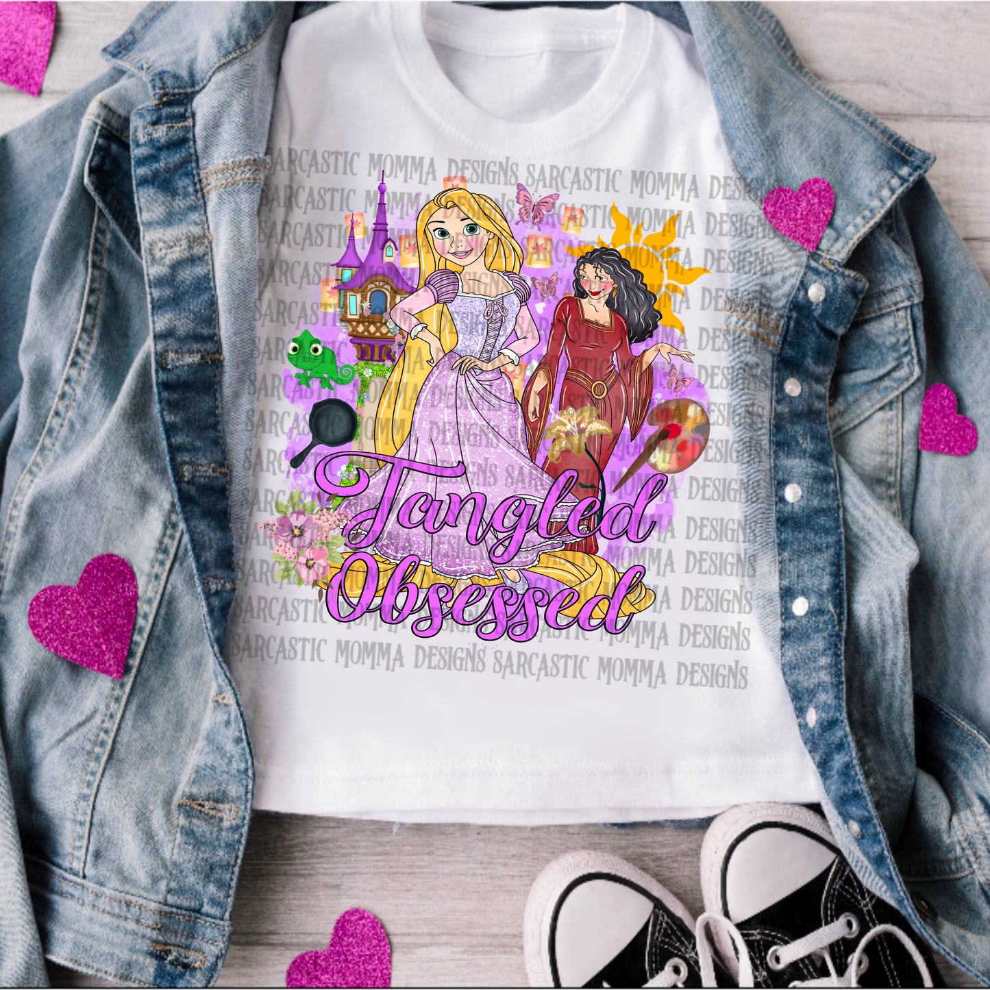 Tangled Obsessed PNG File