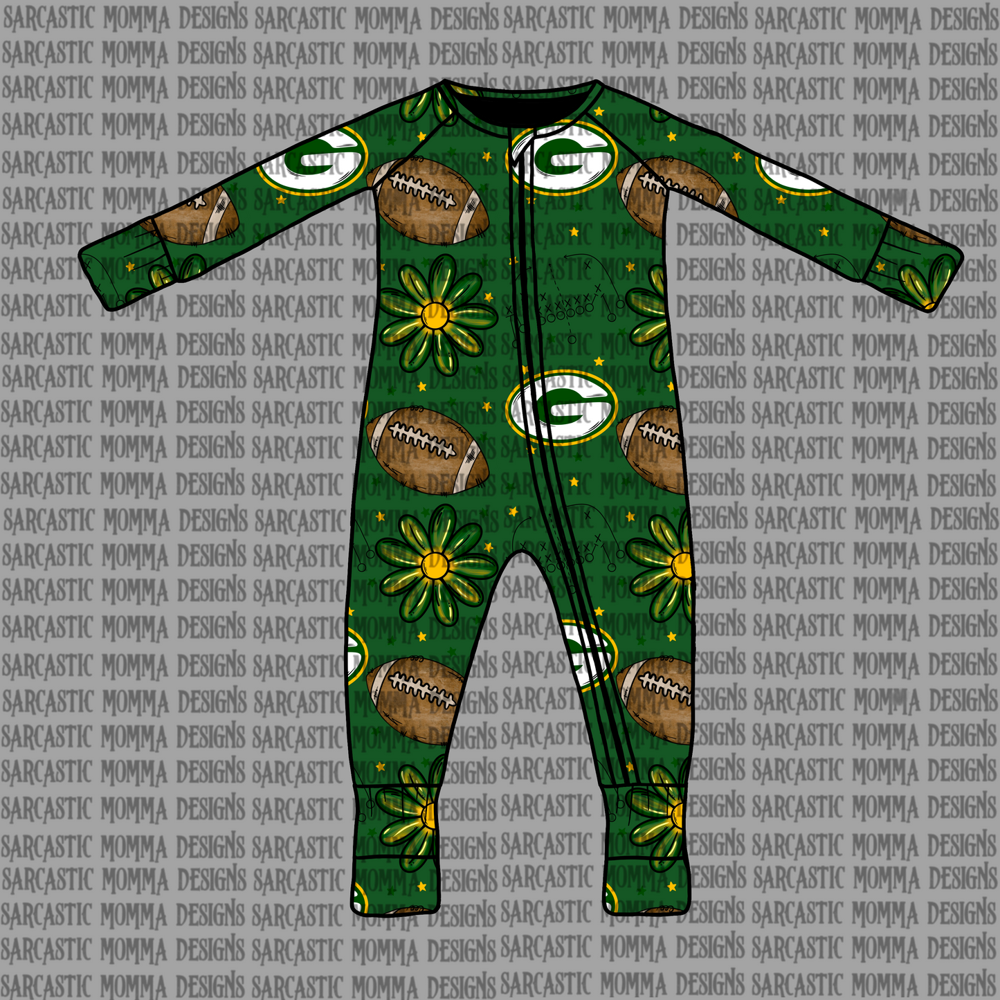 Packers Floral Seamless File