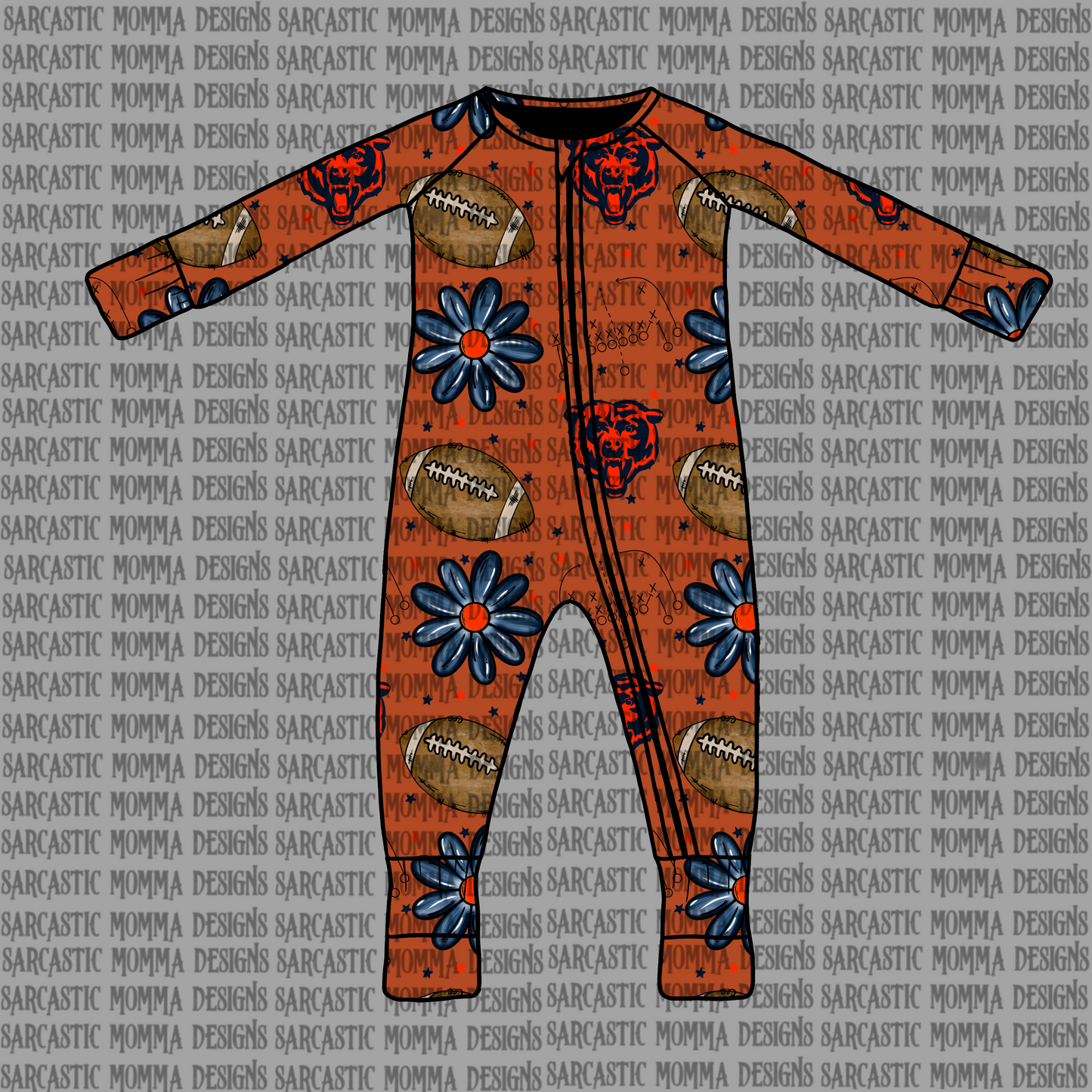 Bears Floral Seamless File