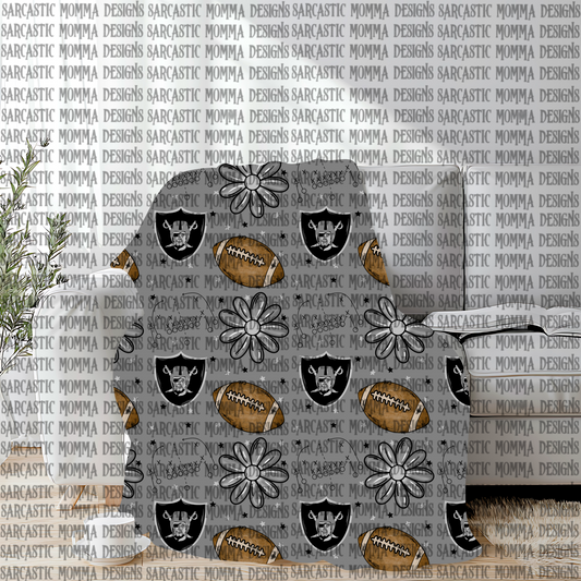 Raiders Floral Seamless File