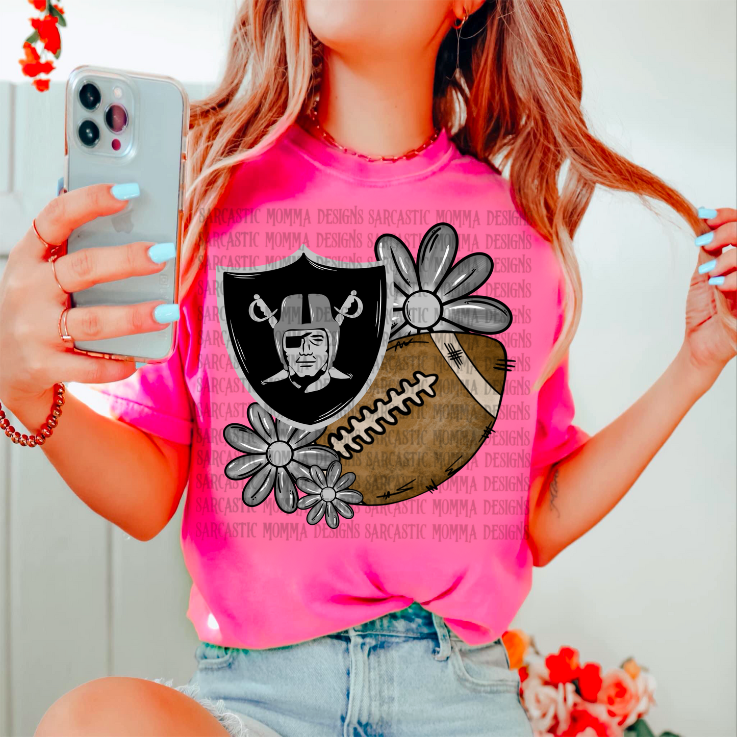 Raiders Floral PNG File