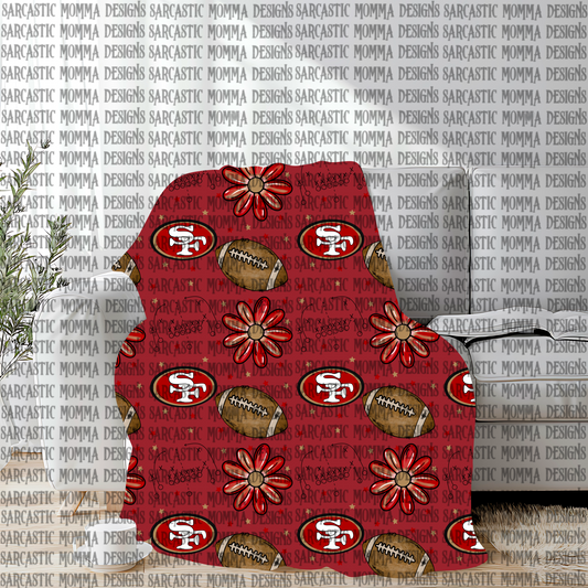 49ers Floral Seamless File