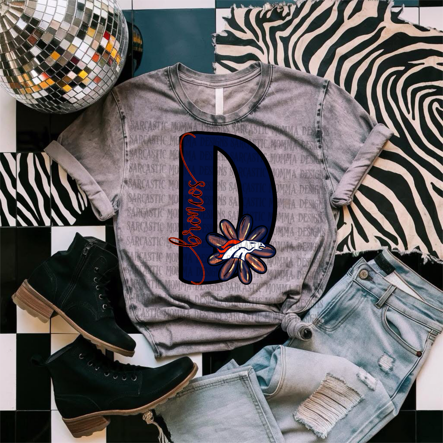 Broncos Letter PNG File