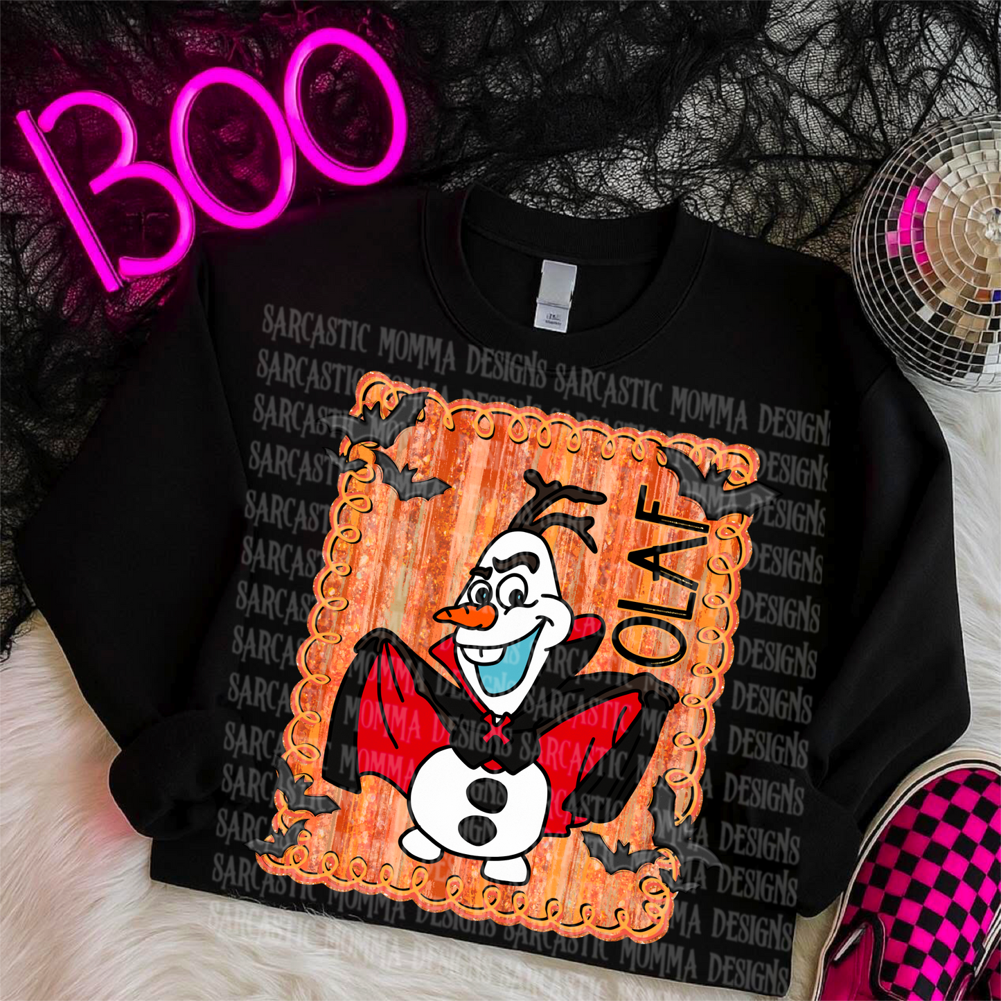 Olaf Vampire Framed PNG File