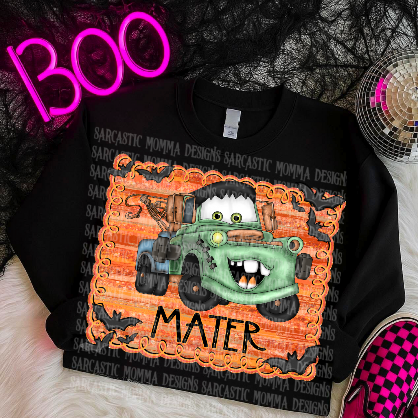 Mater Halloween Framed PNG File