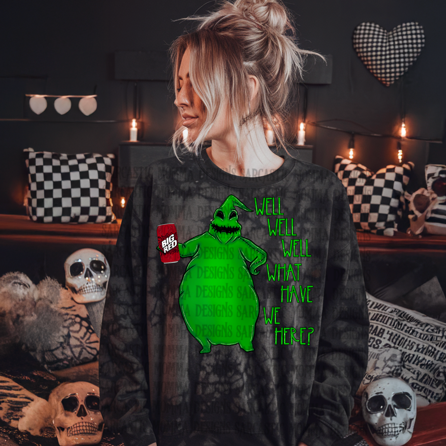 Oogie Boogie Big Red PNG File