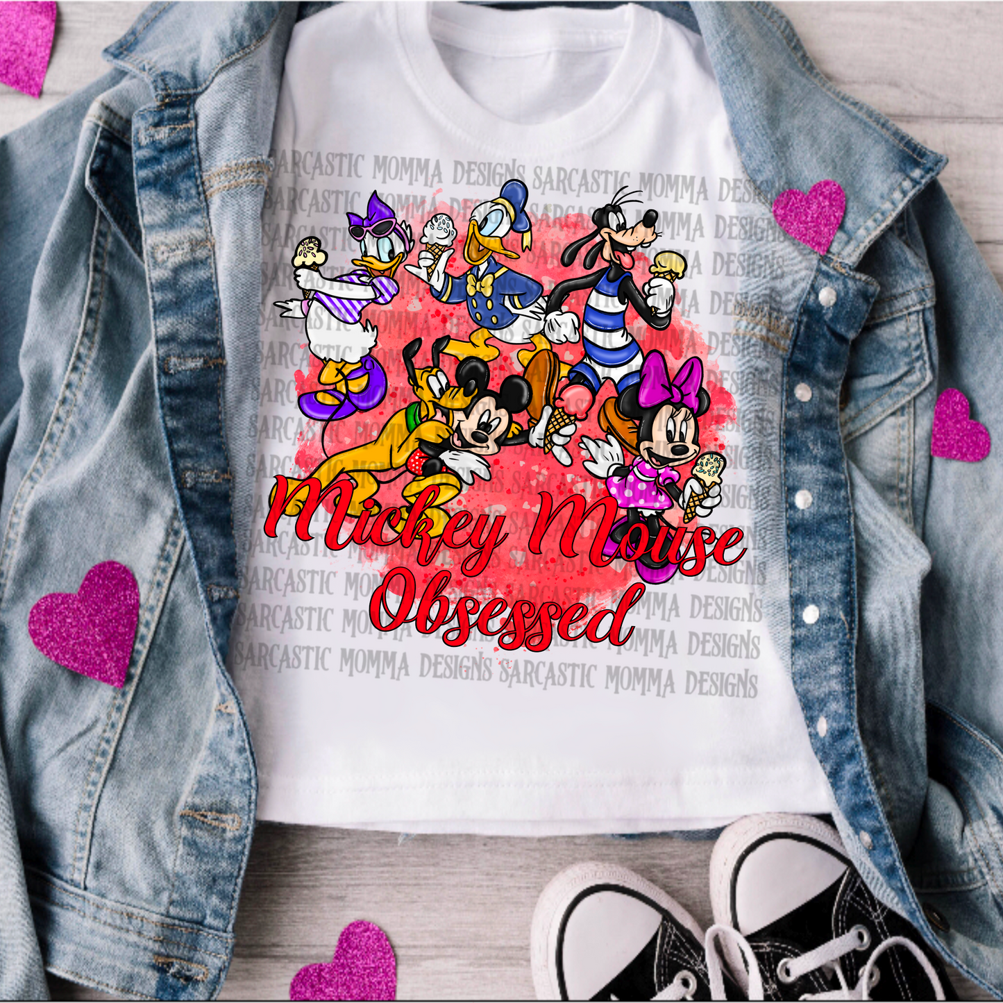 Mickey Mouse Obsessed PNG File
