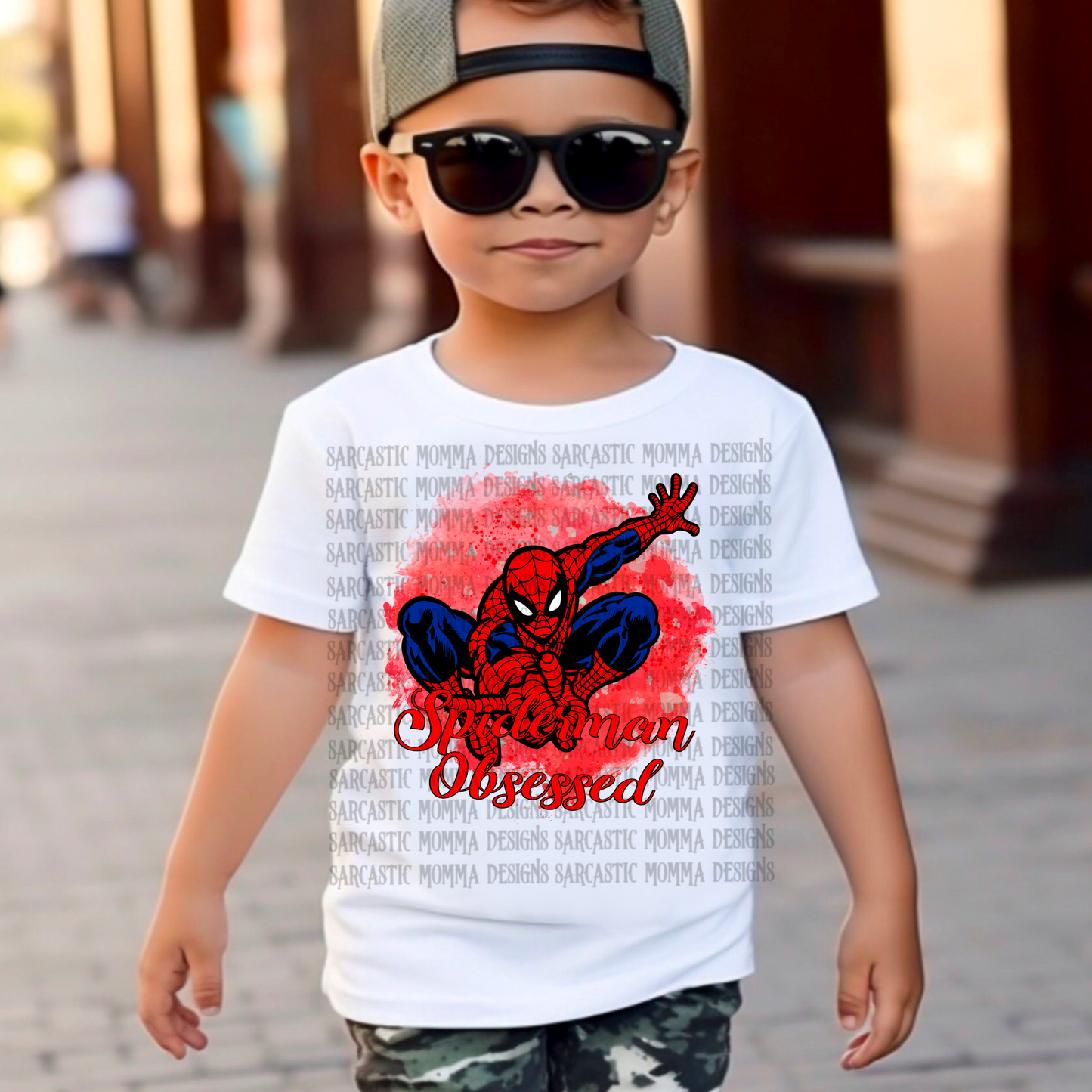 Spiderman Obsessed PNG File