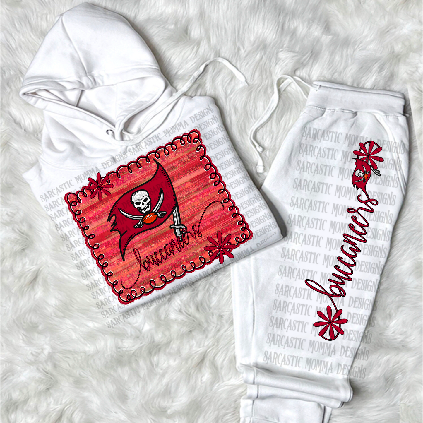 Buccaneers Framed with Matching Sleeve- 2 PNG Files