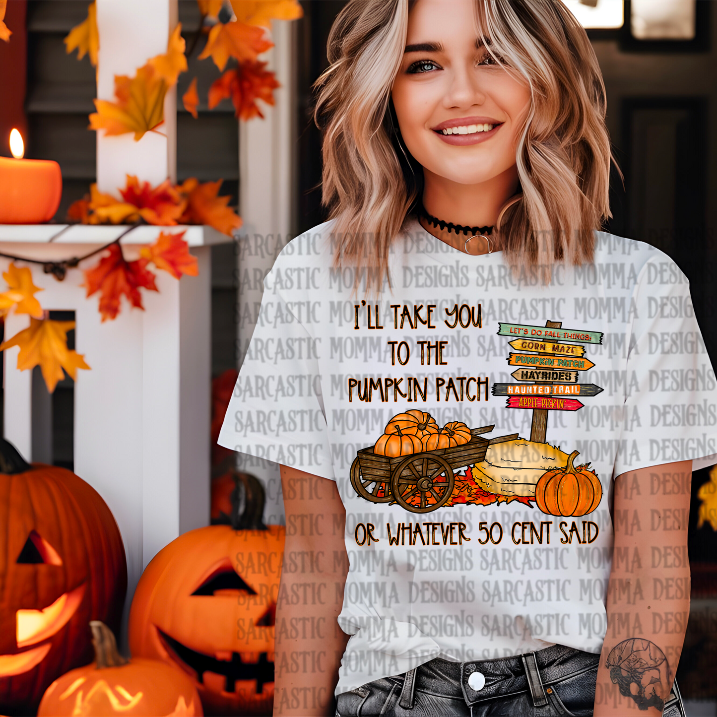 I’ll Take You To The Pumpkin Patch Or Whatever 50 Cent Said PNG File