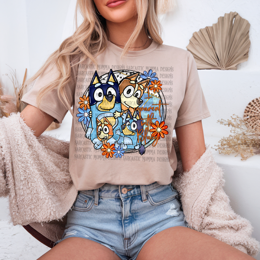 I Coparent With Bluey PNG File