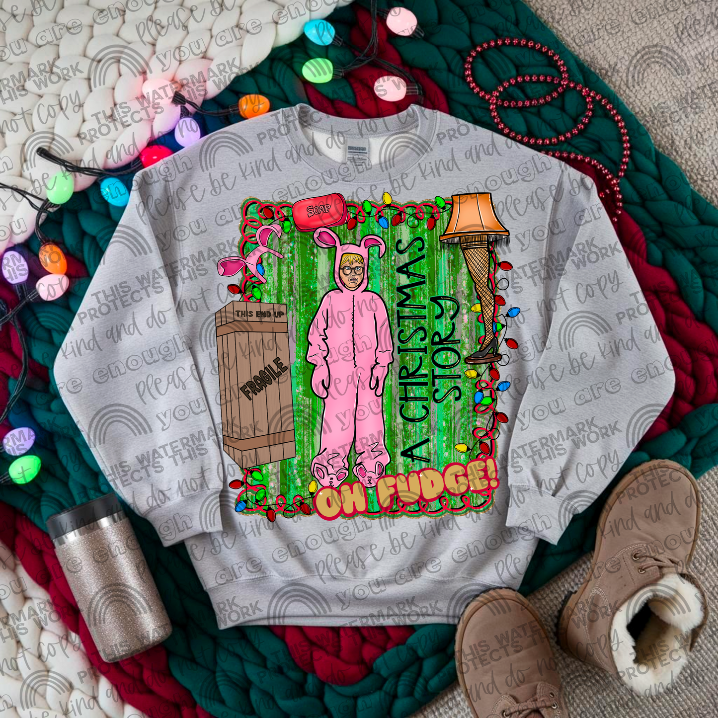 A Christmas Story Framed PNG File