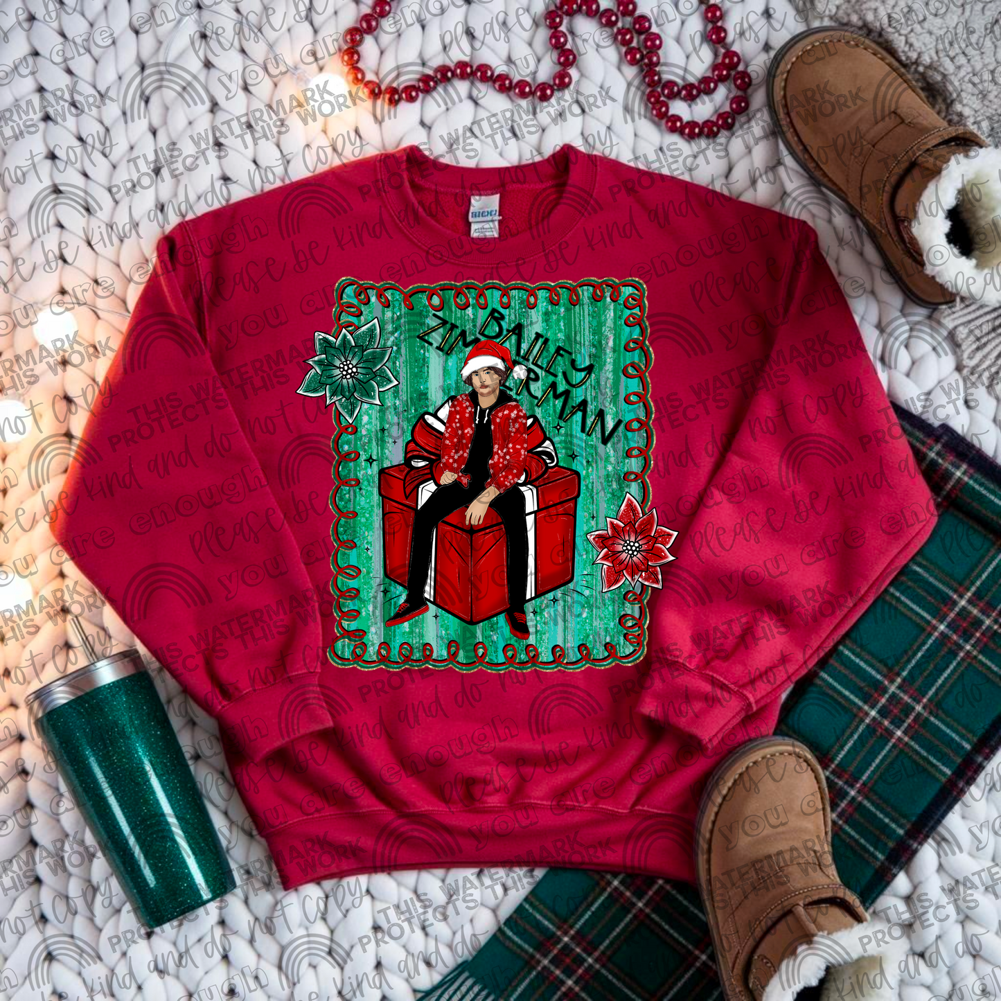 BZ Christmas Framed PNG File