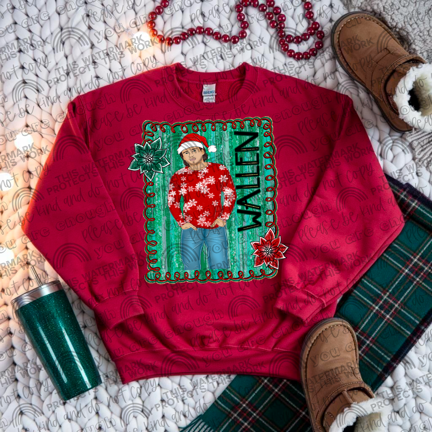 MW Christmas Framed PNG File