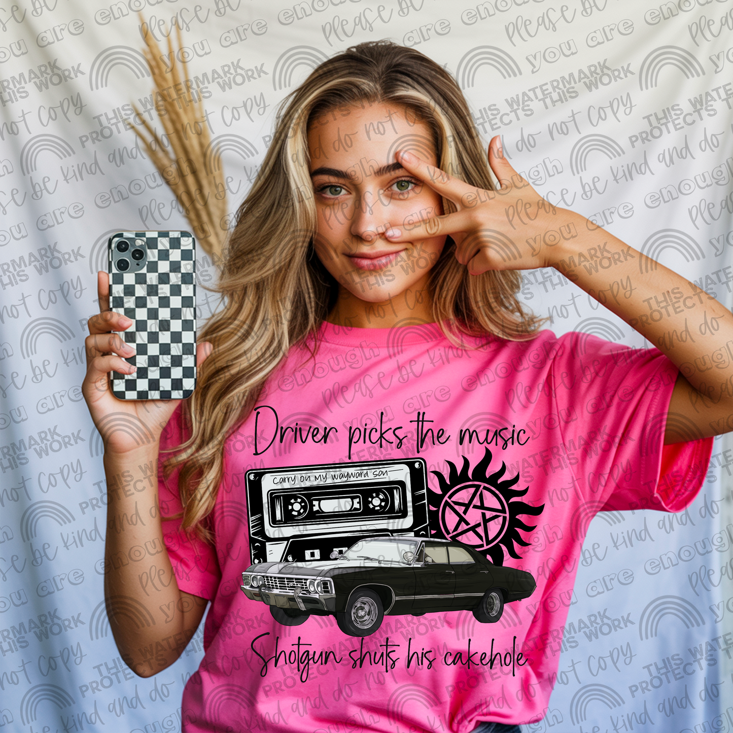 Driver Picks The Music Shotgun Shuts His Cakehole PNG File