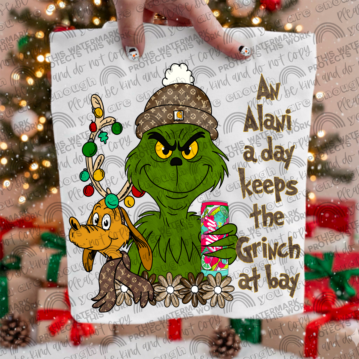 An Alani A Day Keeps the Green Guy At Bay Cherry Twist PNG File