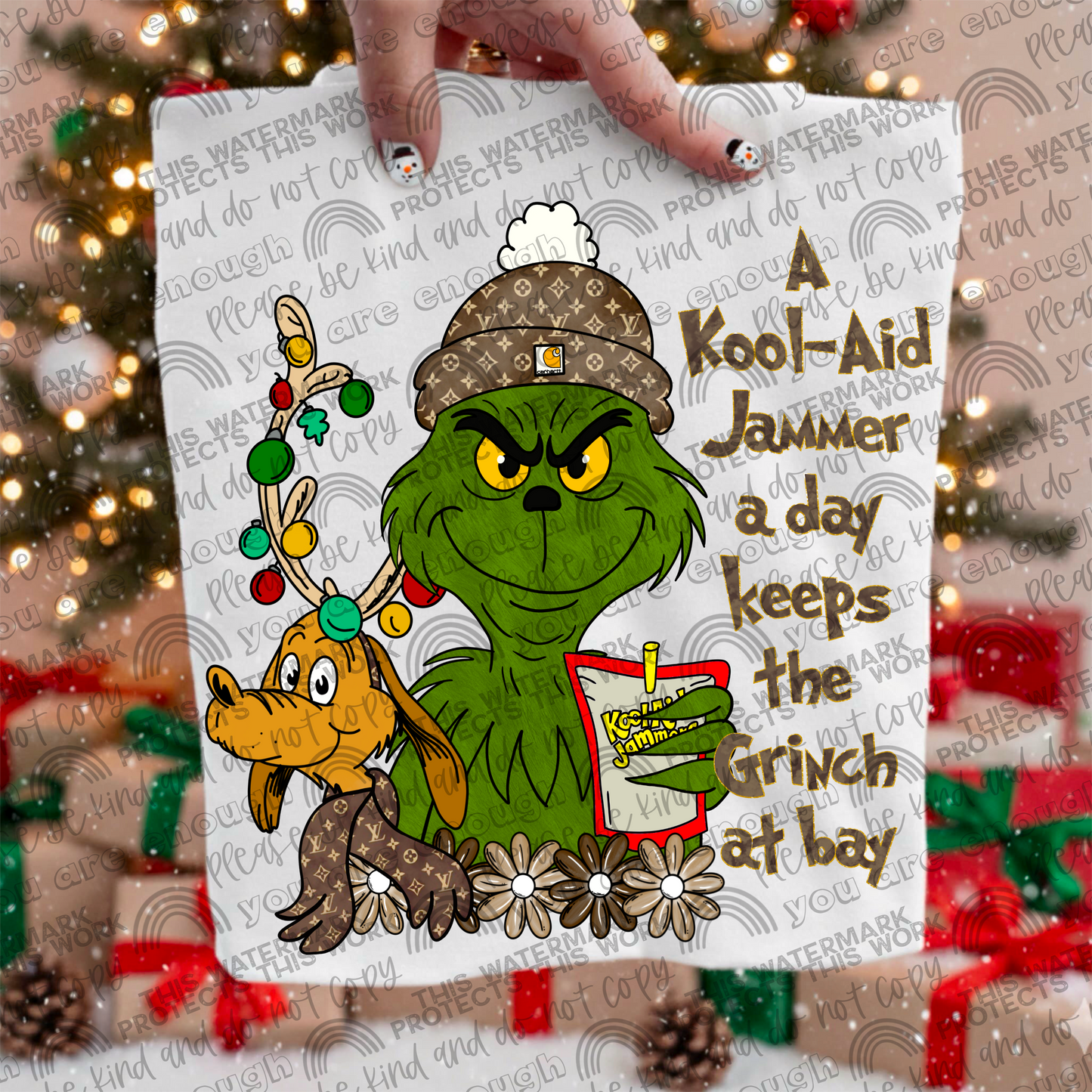 A Kool-Aid Jammer A Day Keeps the Green Guy At Bay Red PNG File