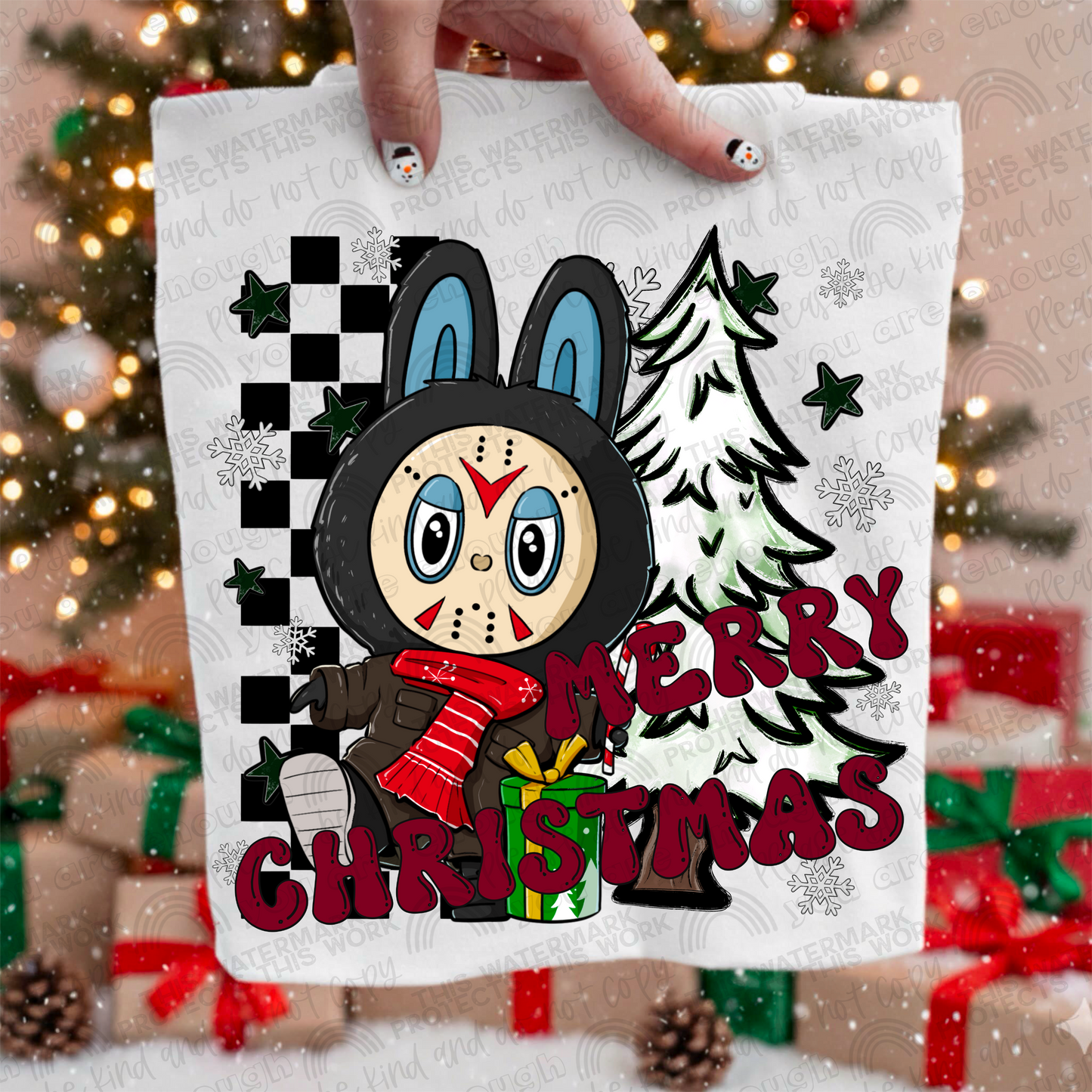 Jason Merry Christmas La Bu Bu PNG File