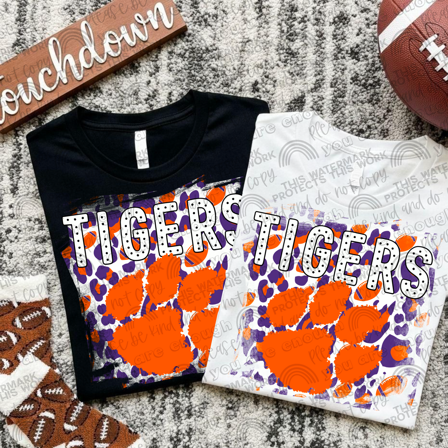 Clemson Tigers Leopard PNG File