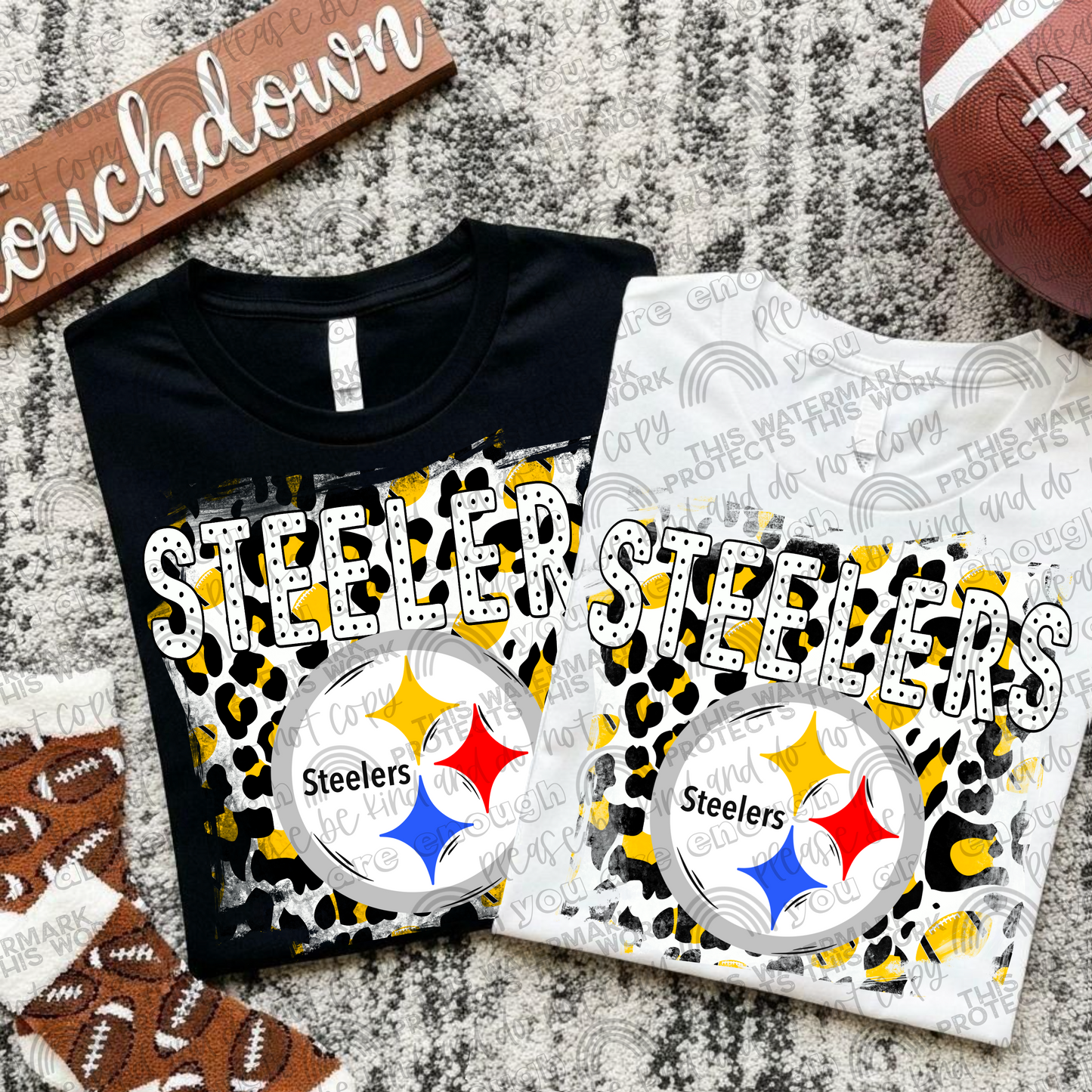 Steelers Leopard PNG File