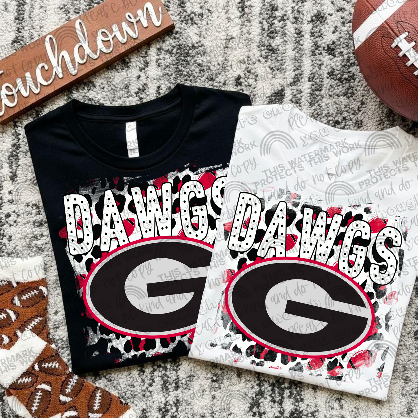 Georgia Dawgs Leopard PNG File