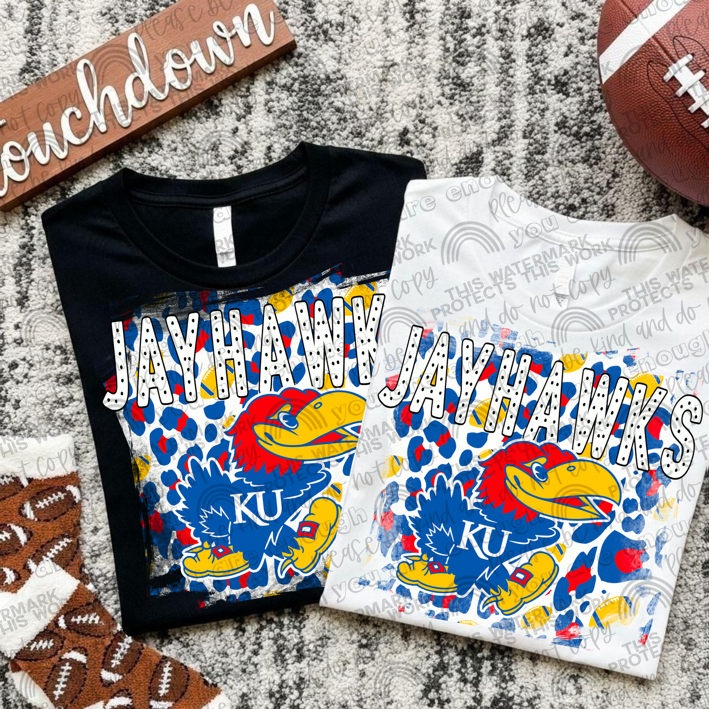 Kansas Jayhawks Leopard PNG File