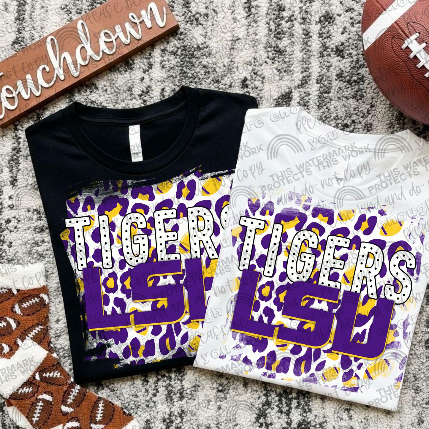 LSU Tigers Leopard PNG File