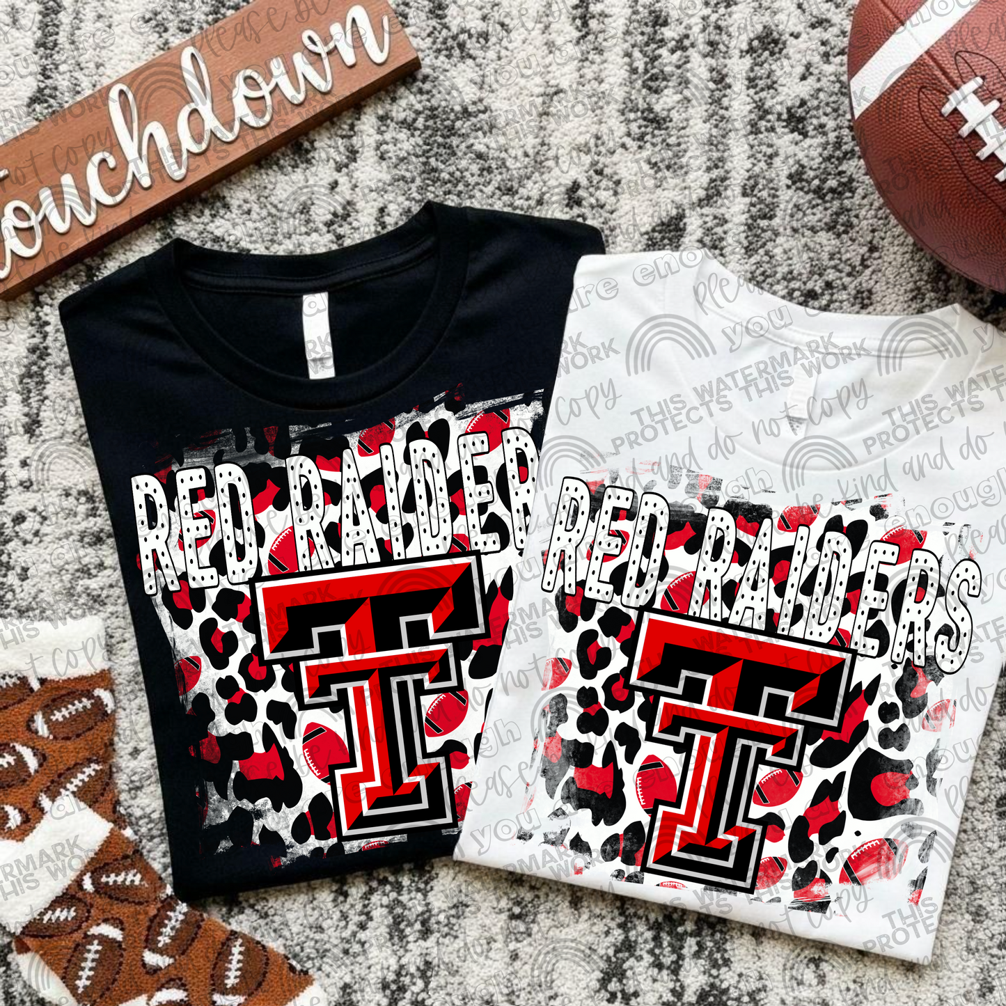 Texas Tech Red Raiders Leopard PNG File