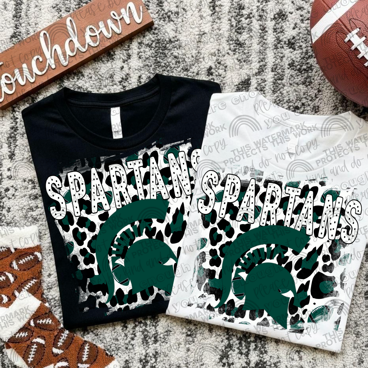 Michigan State Spartans Leopard PNG File