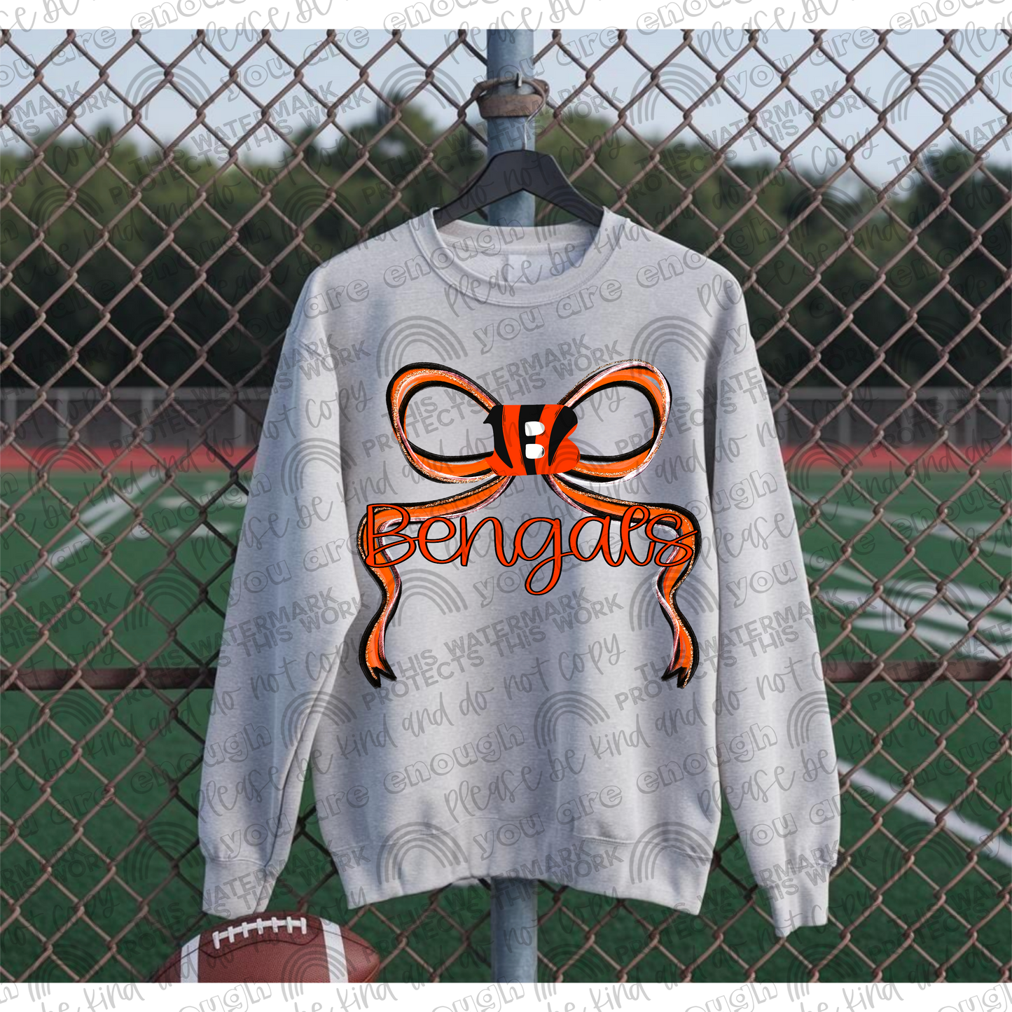 Bengals Bow PNG File